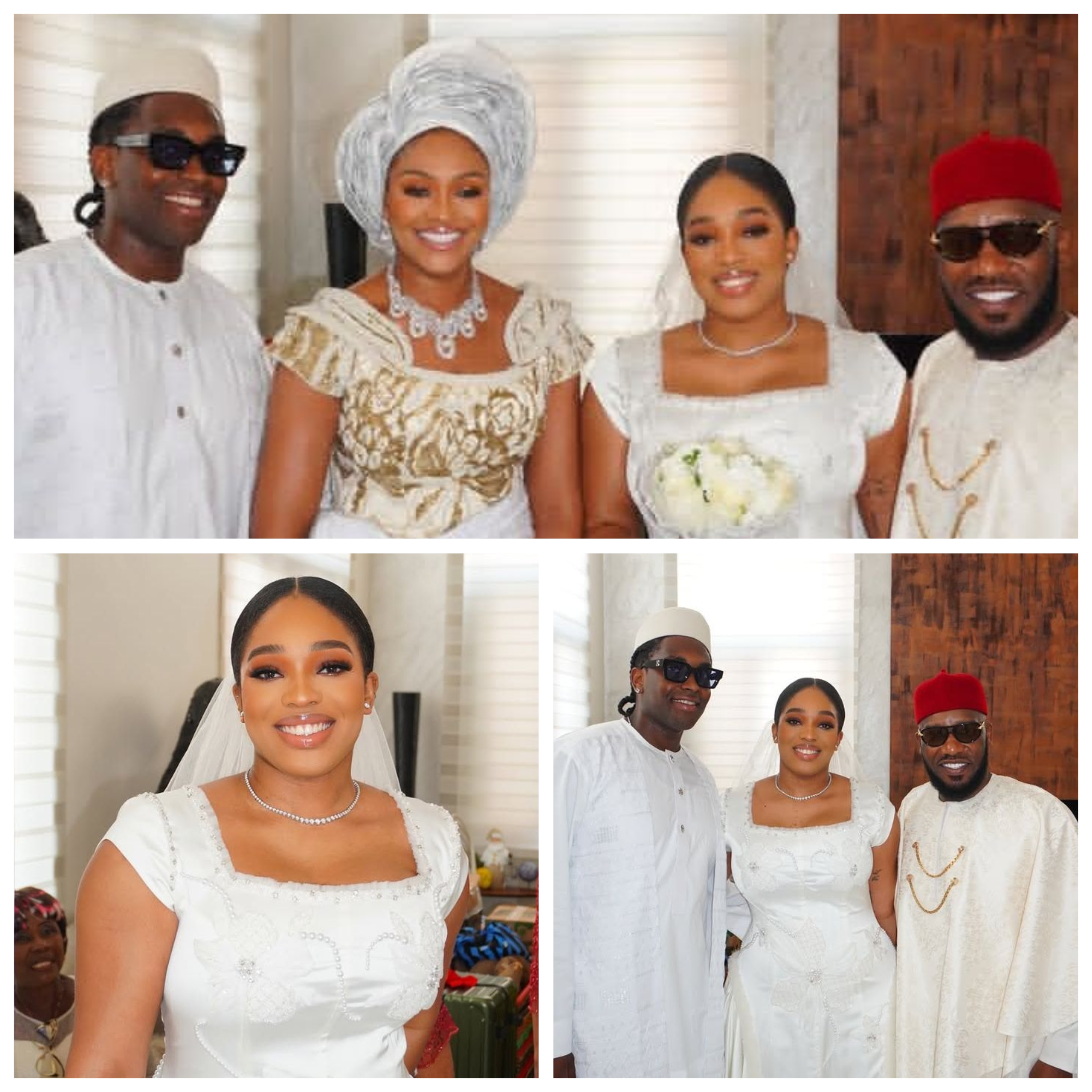 Photos of Jay Jay Okocha and wife, Nkechi at daughter