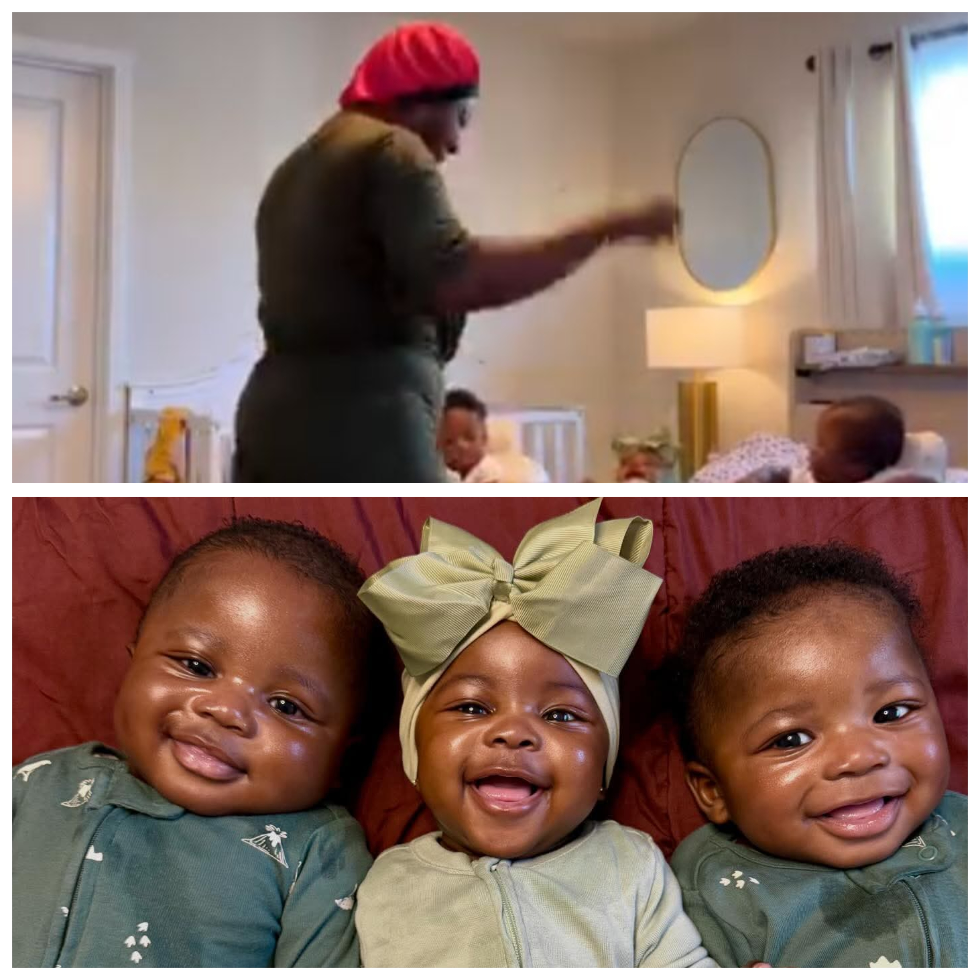 After years of praying, waiting, from PCOS and fibroids to dancing with my triplets