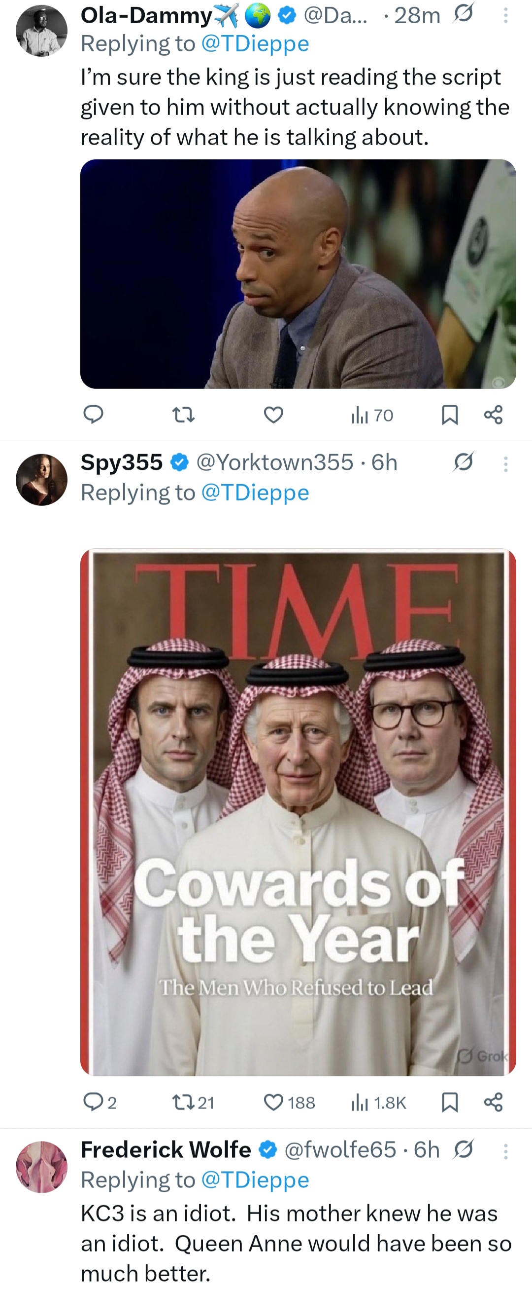 Brits call out King Charles for saying Nigerians are living in religious harmony amid 