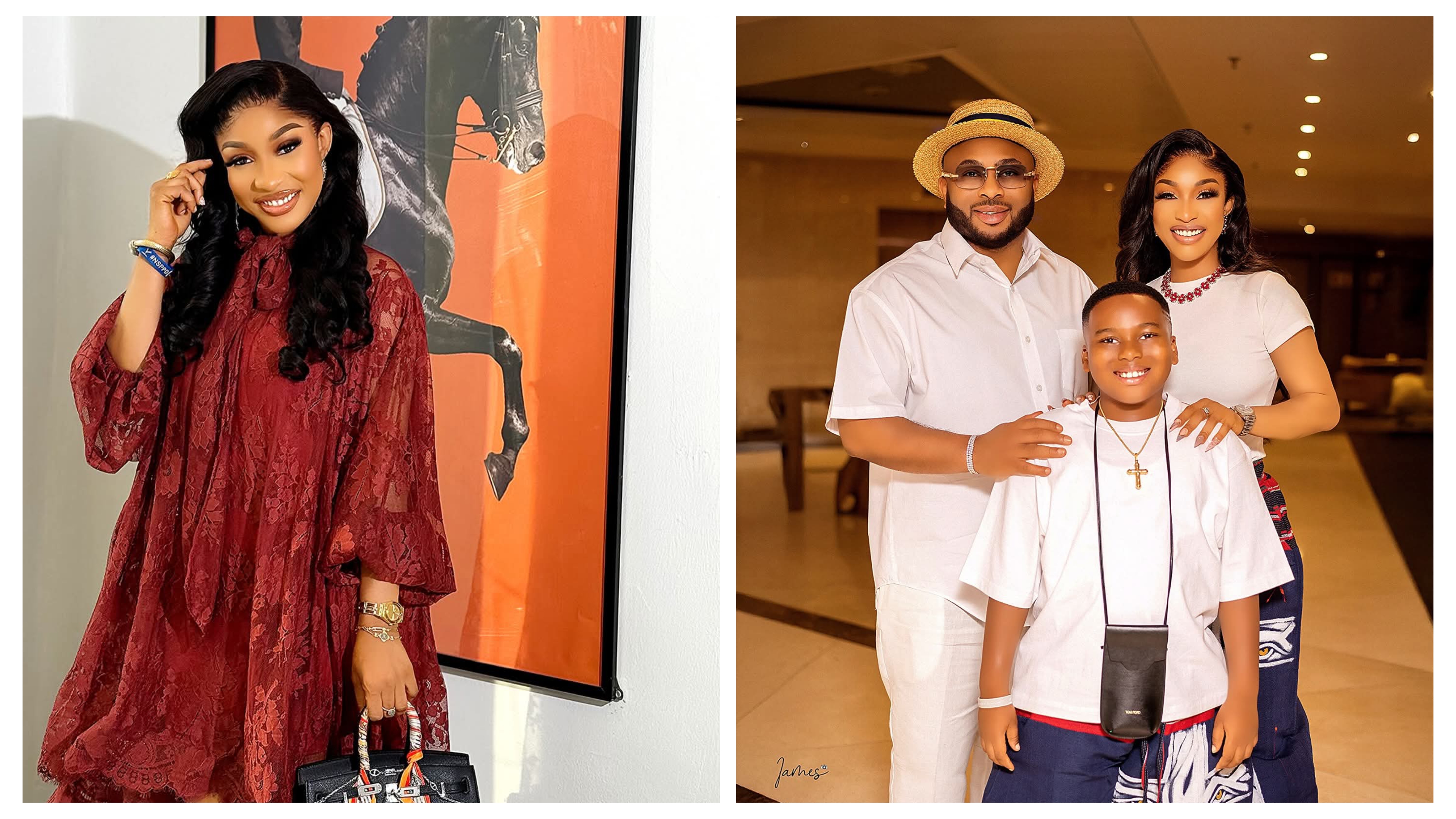 “Thank You My Gee For Making Me A Mother” — Tonto Dikeh’s Mother’s Day Tribute  To Olakunle Churchill