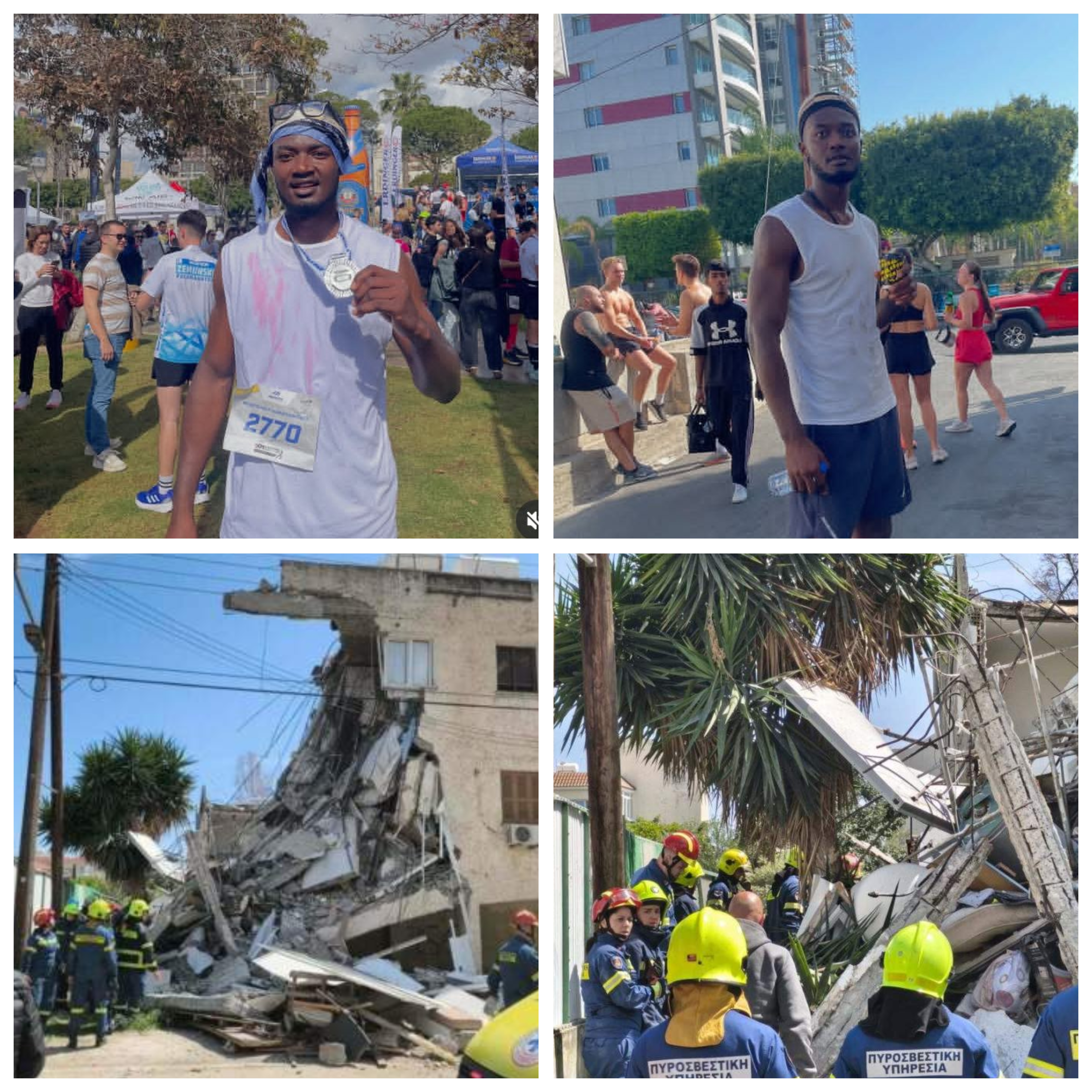 27-year-old Nigerian man d!es as building collapses in Cyprus
