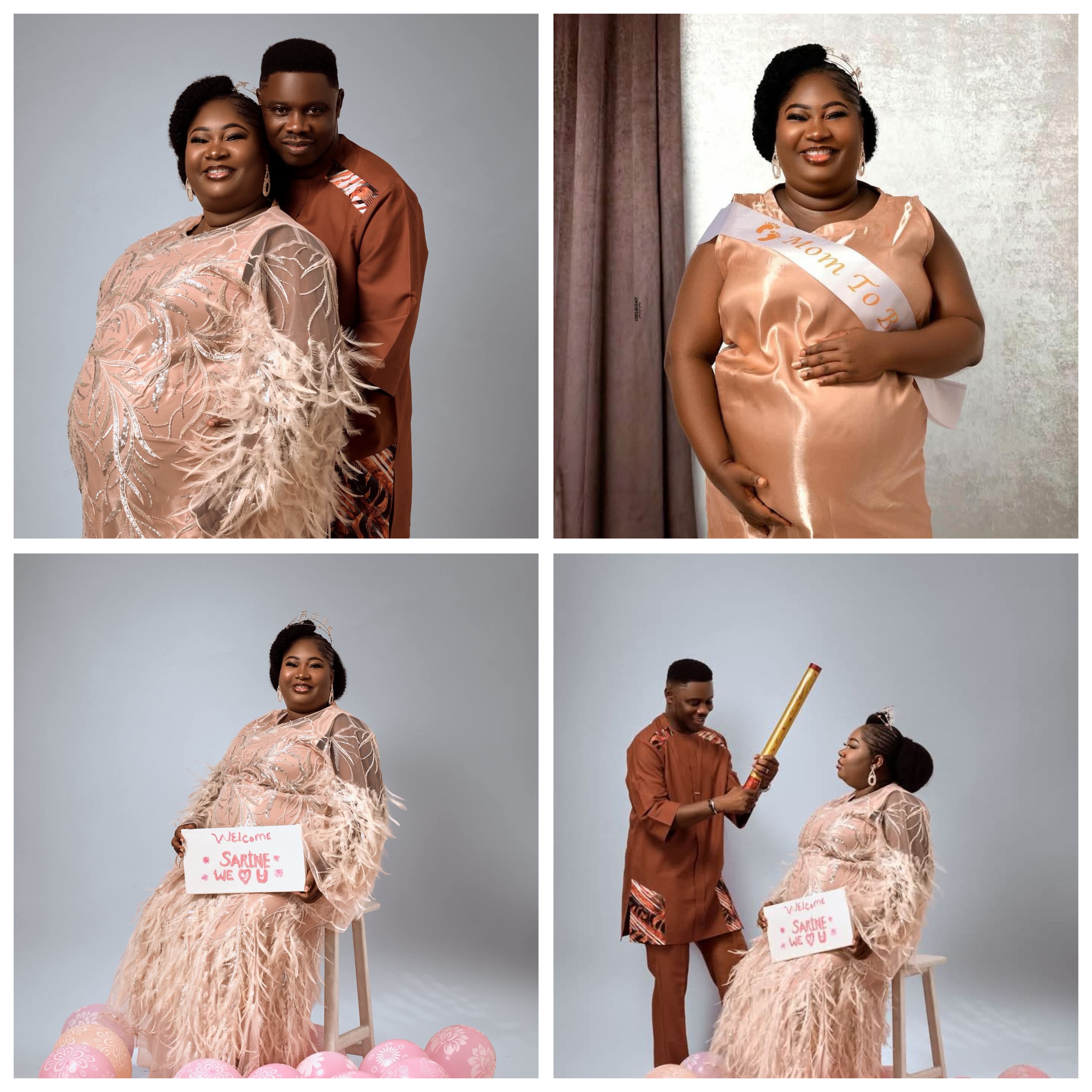 Pastor and his wife celebrate as they welcome first child after 14 years of waiting