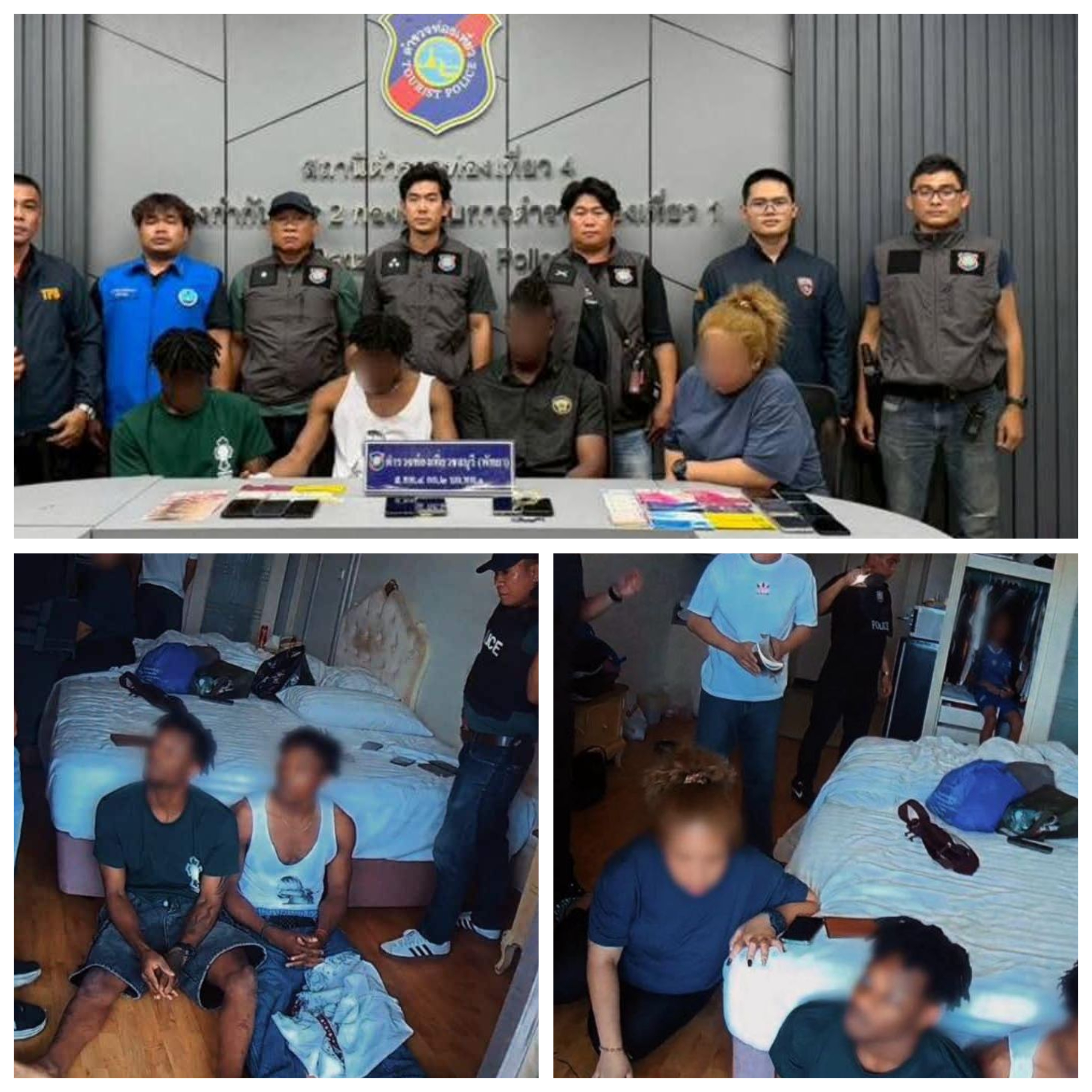 Three Nigerian men and Thai woman arrested over romance scam in Thailand