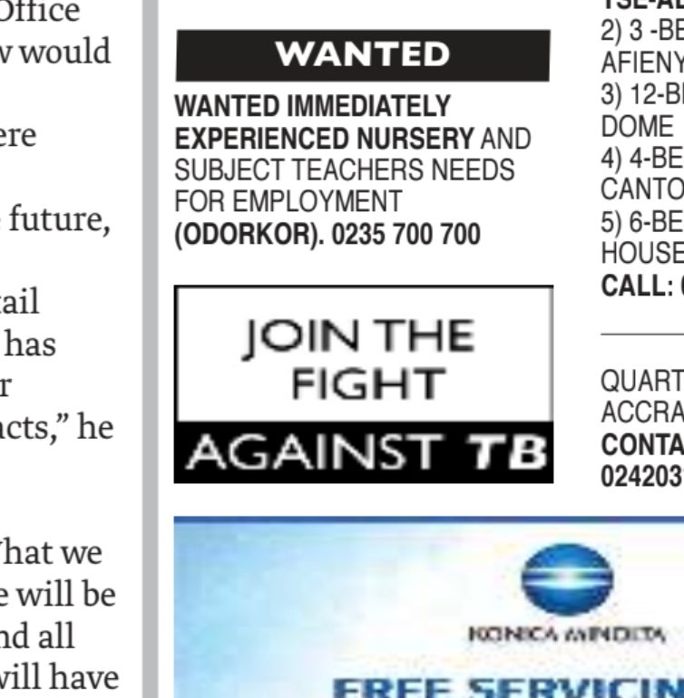 1778671931 254 Wednesday Advertised Jobs In Newspapers Today