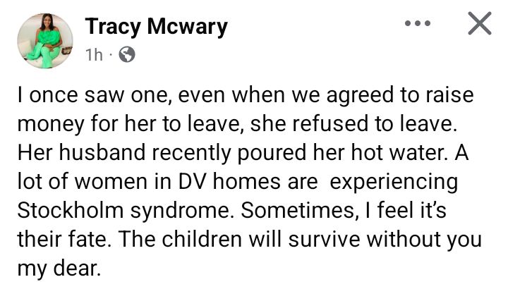 1778681764 386 Her husband recently poured hot water on her