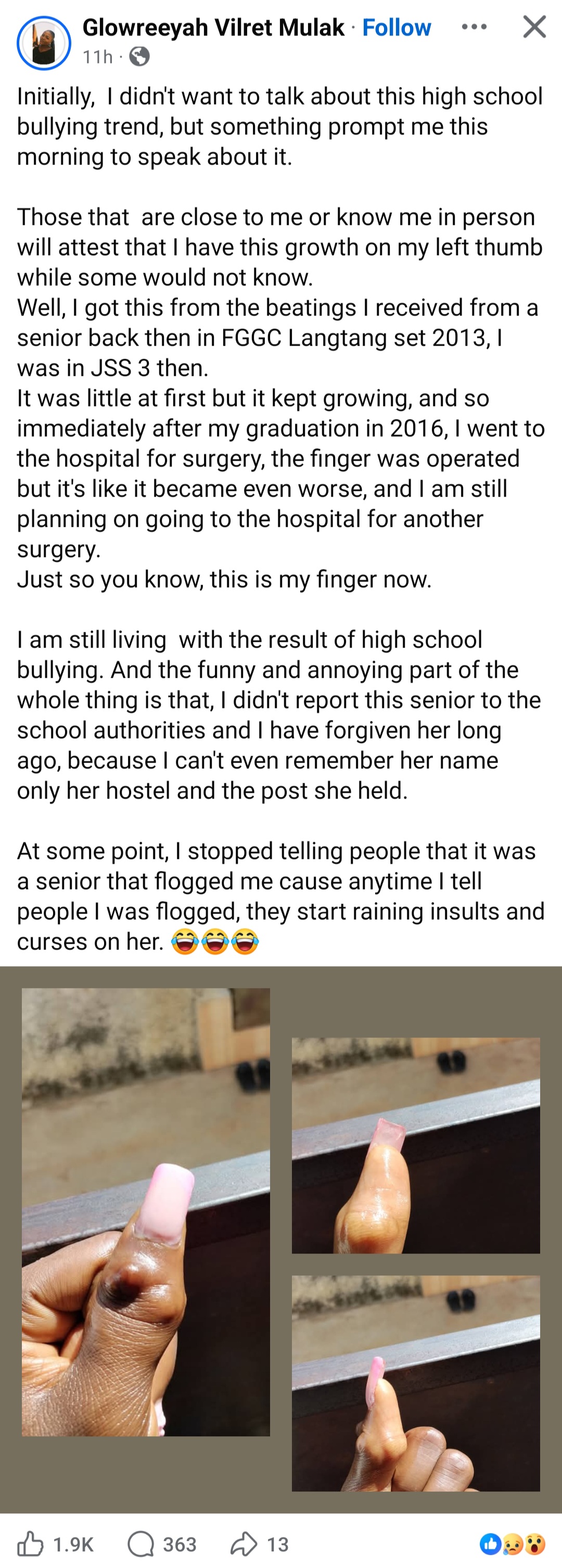 1778887203 450 I am still living with the result of high school