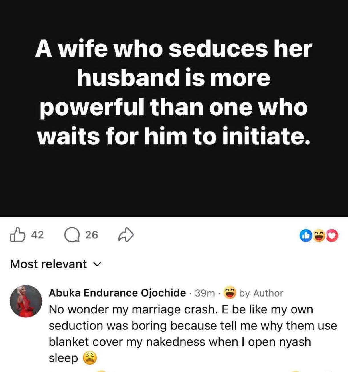 1778889196 537 Nigerian lady says her marriage crashed despite intense effort she