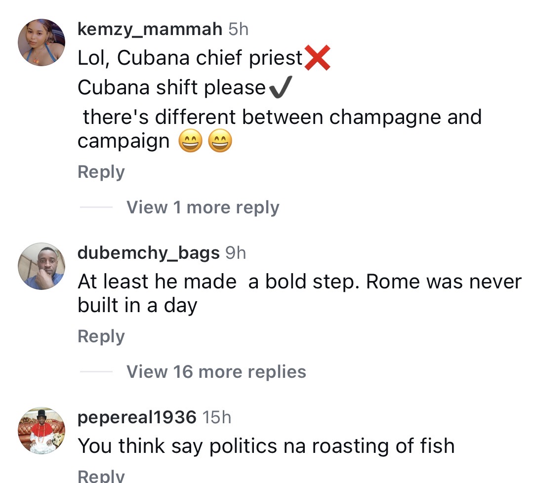I never participated in the APC primaries - Cubana Chiefpriest