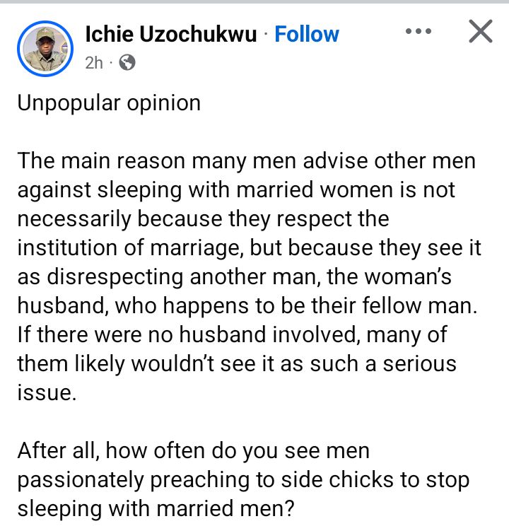 Nigerian man shares his opinion on the 