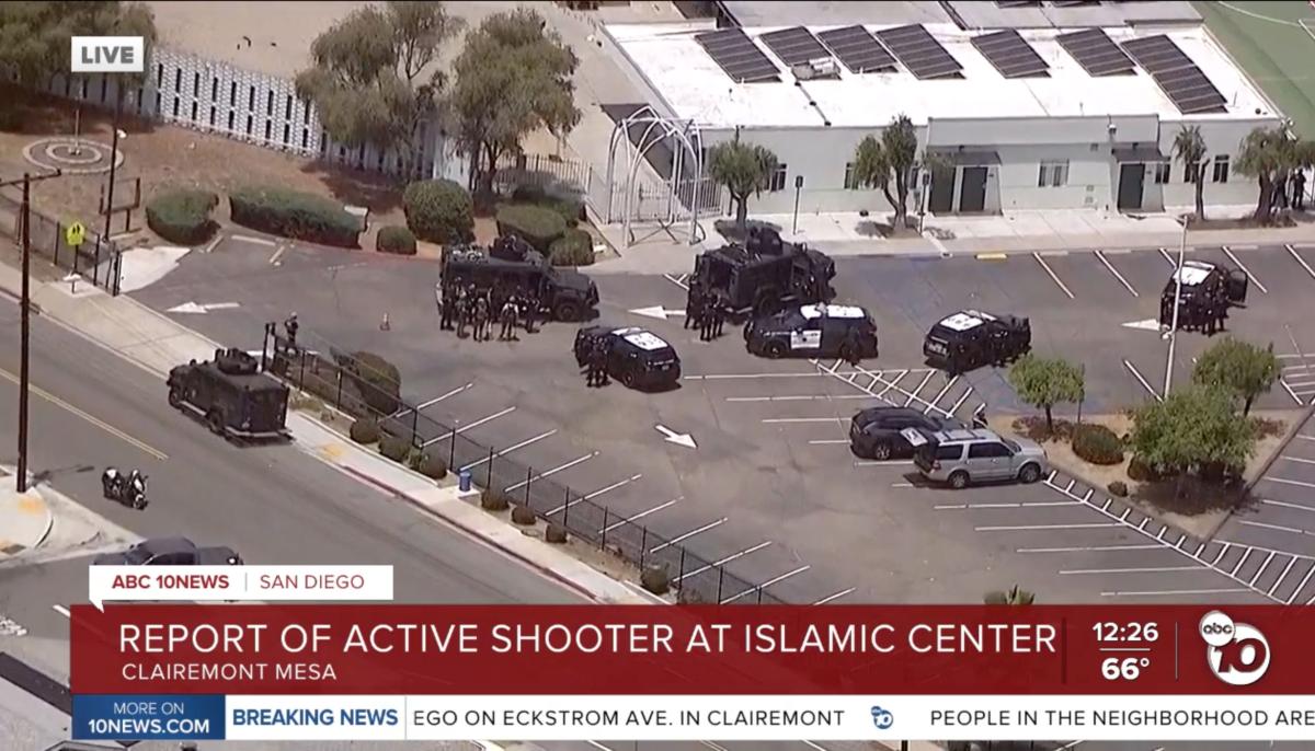 5 de@d, including 2 shooters after active shooter situation at San Diego mosque, schools evacuated