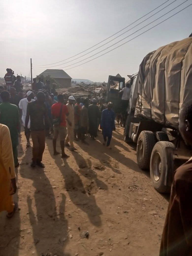 Tanker crashes into house, k!lls woman and her 10-year-old grandson in Suleja