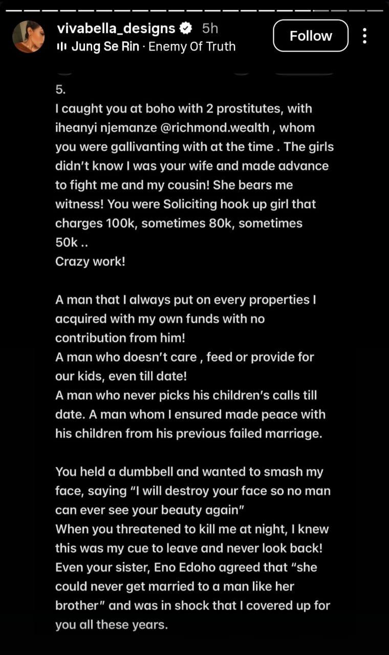 Frank Edoho's Ex-Wife Sandra Accuses Him Of Physical Abuse, Says He Threatened To Kill Her
