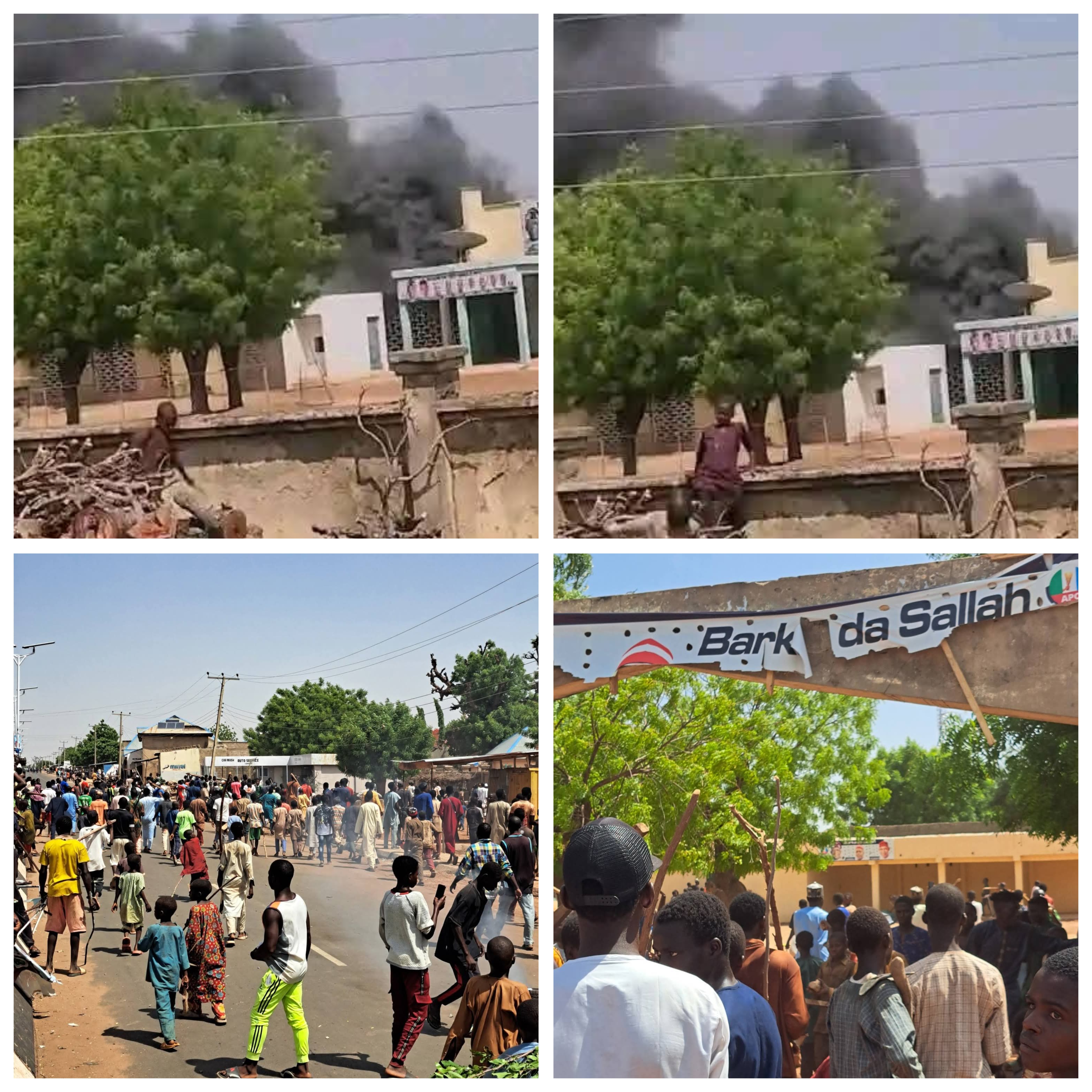 Angry youths burn down Kano LG chair?s office over insecurity