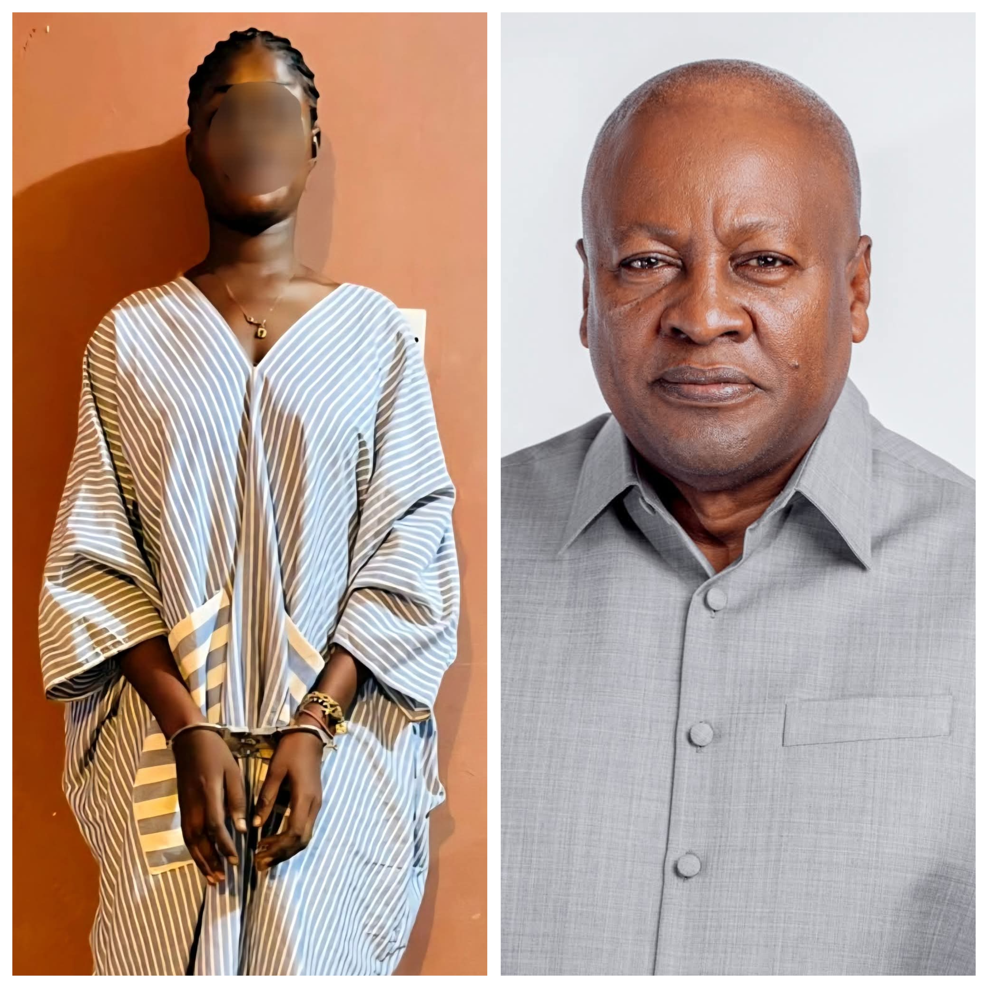 Ghana police arrest woman for allegedly threatening to k!ll President Mahama