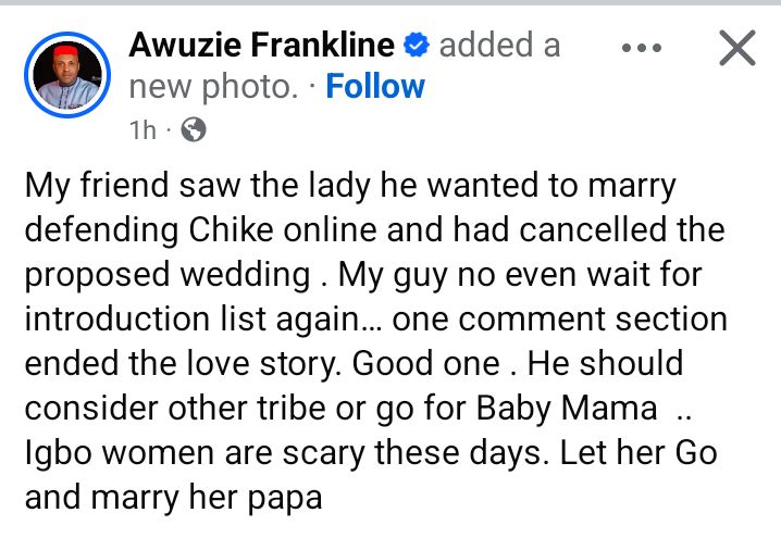 Man ?cancels? proposed wedding over his fiancee