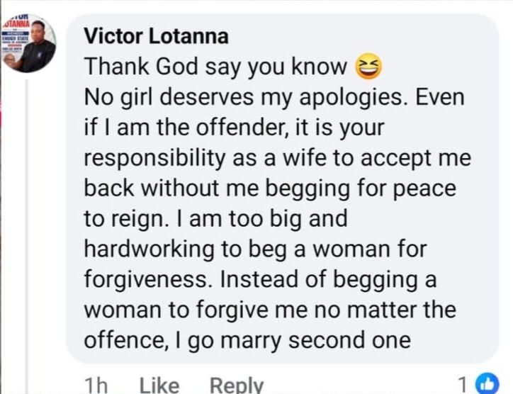 No girl deserves my apology even if Im the offender