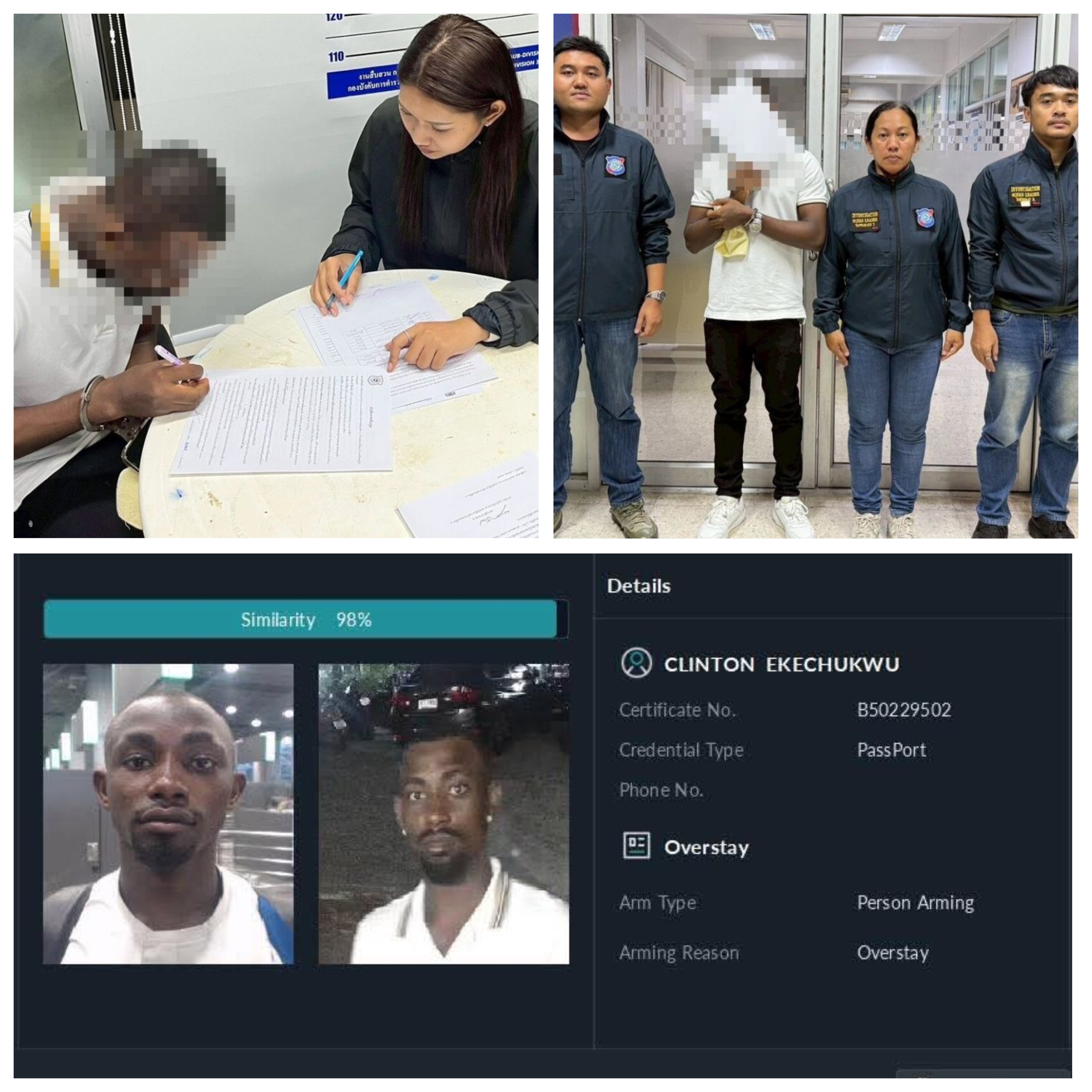 Thailand to deport 24-year-old Nigerian man after AI facial recognition system detects him for visa overstay